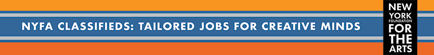 New York Foundation for the Arts (NYFA) Sponsor ad